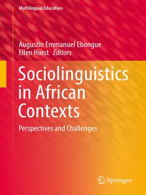 cover image of Sociolinguistics in African Contexts